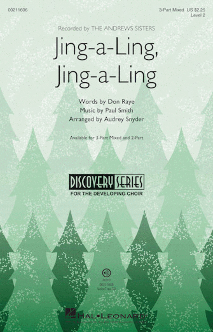 Jing-a-Ling, Jing-a-Ling Choir scores gallery preview page 1