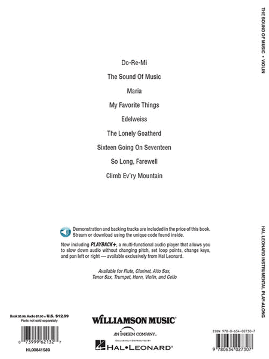 The Sound of Music Violin Solo scores gallery preview page 4