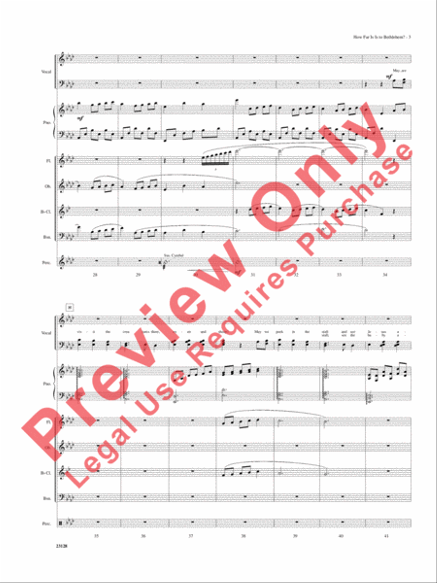 How Far Is It to Bethlehem? Choir scores gallery preview page 4