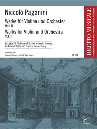 Werke fur Violine und Orchester Heft 2 (Normalstimmung)