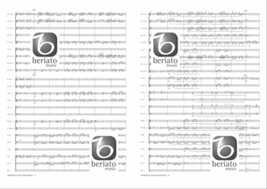 Morning Star Variations Morning Star Variations Fanfare Band scores gallery preview page 10