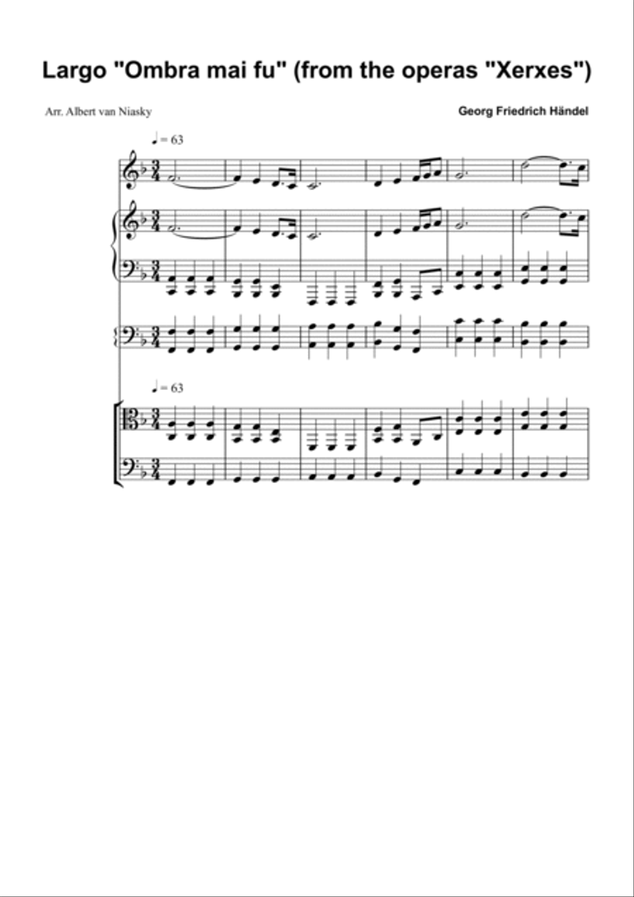 Georg Friedrich Händel: Largo 