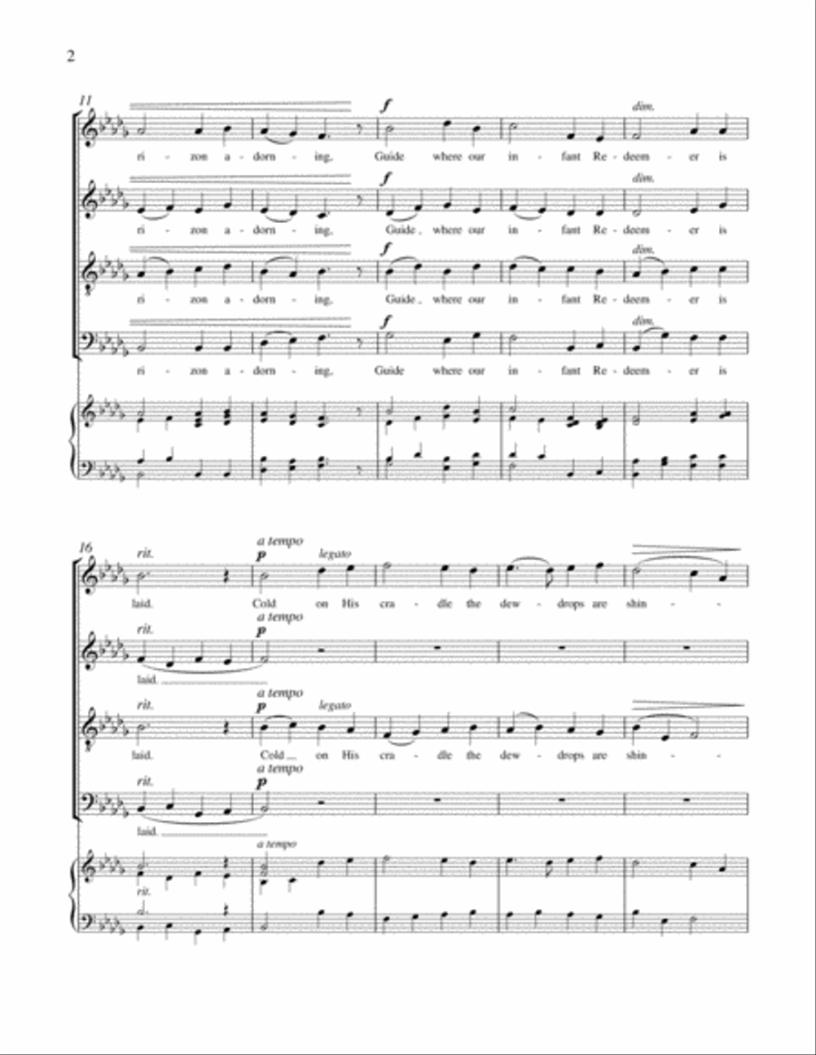 Star in the East 4-Part scores gallery preview page 3