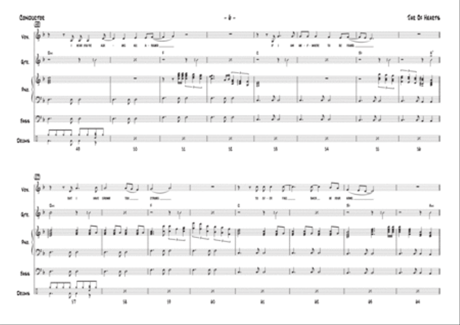 Jar Of Hearts Bass Voice scores gallery preview page 6