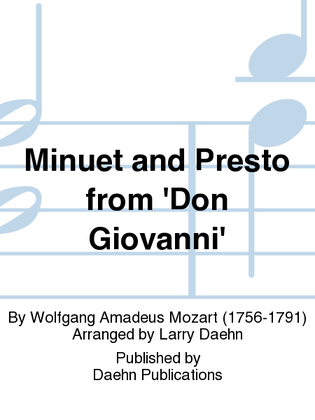 Minuet and Presto from 'Don Giovanni'