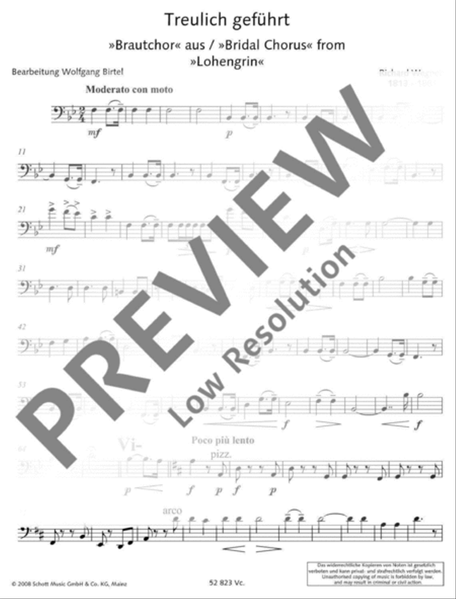Treulich geführt Cello scores gallery preview page 10