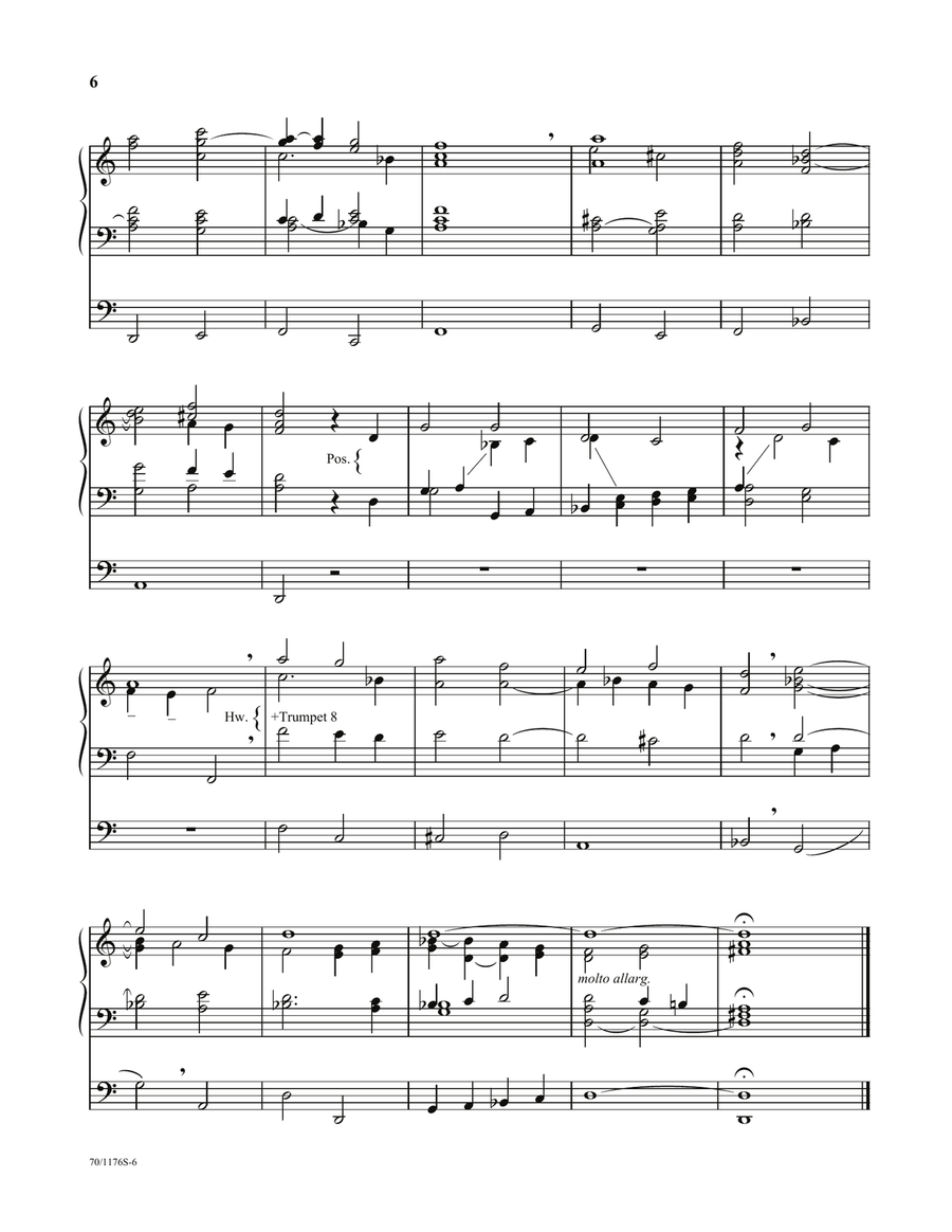 Hymn Meditations for Organ, Vol. 2 (Digital Download) Organ scores gallery preview page 5