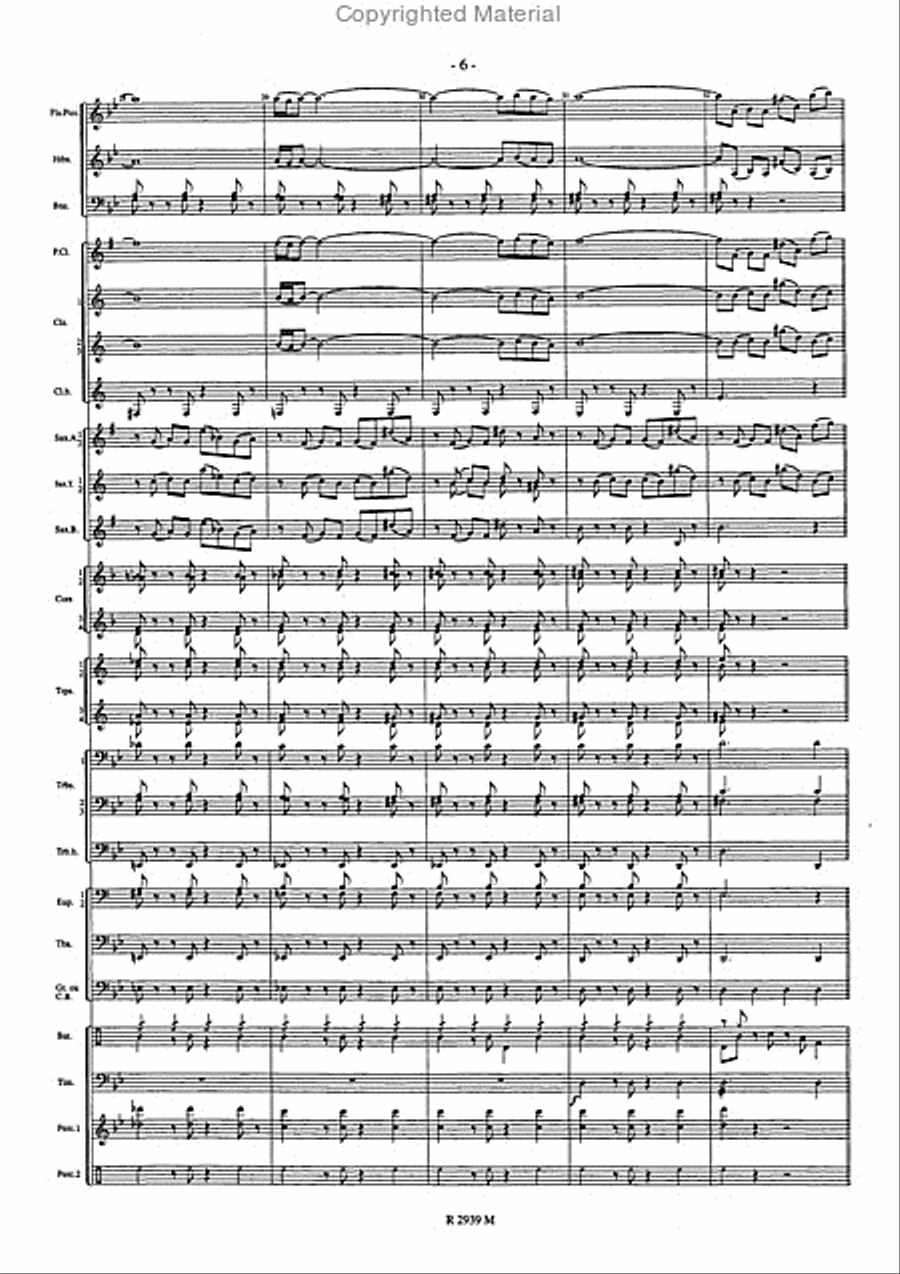 Libertango Concert Band scores gallery preview page 7