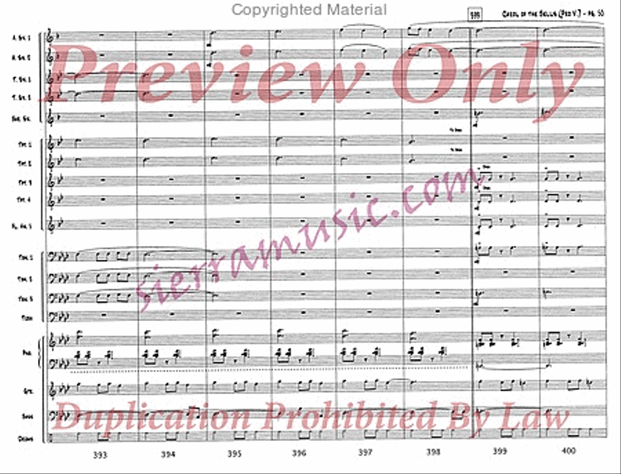 Carol of the Bells (pro) Carol of the Bells (pro) Jazz Ensemble scores gallery preview page 51