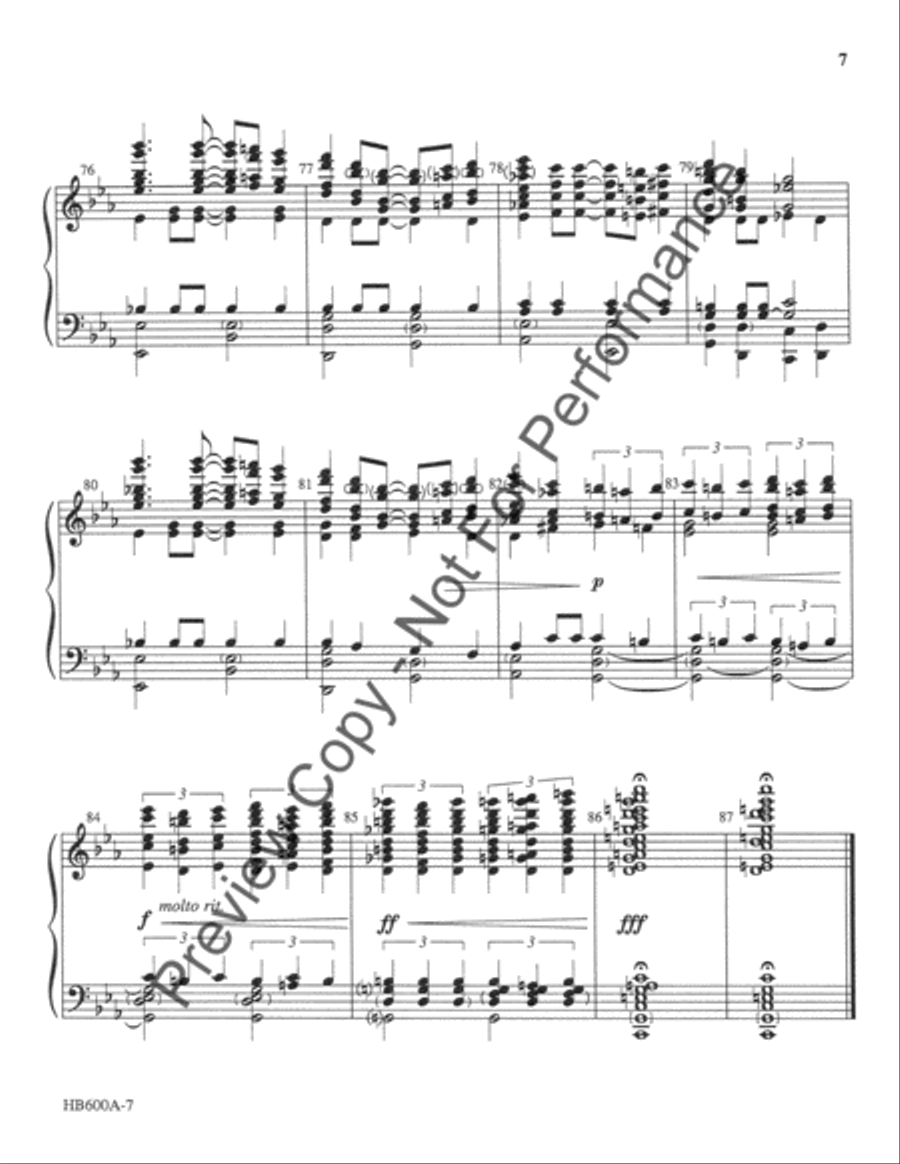 Greensleeves Rhapsody - handbell part 5-Octaves scores gallery preview page 8