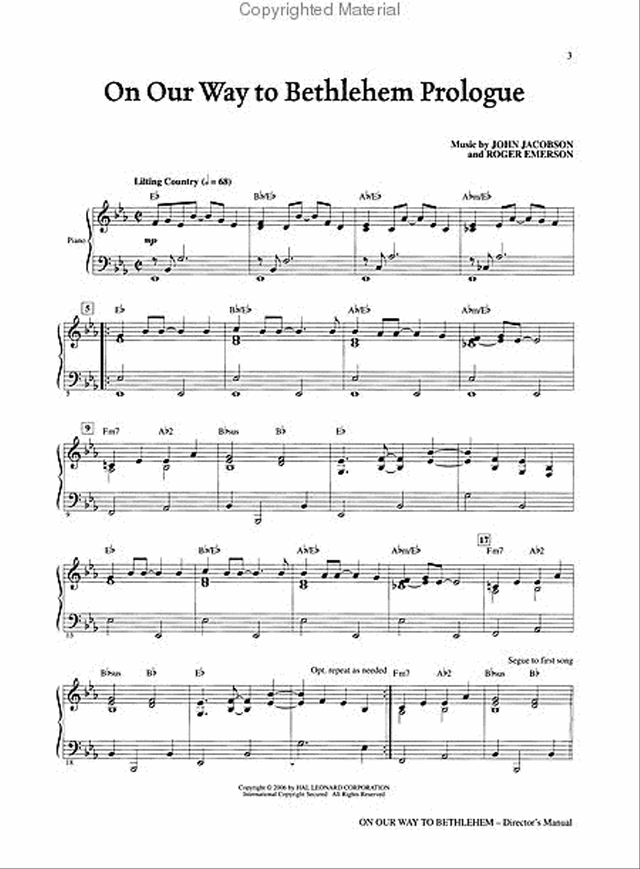 On Our Way to Bethlehem Children's Choir scores gallery preview page 2