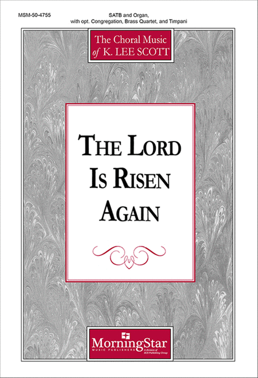 The Lord Is Risen Again 4-Part scores gallery preview page 1