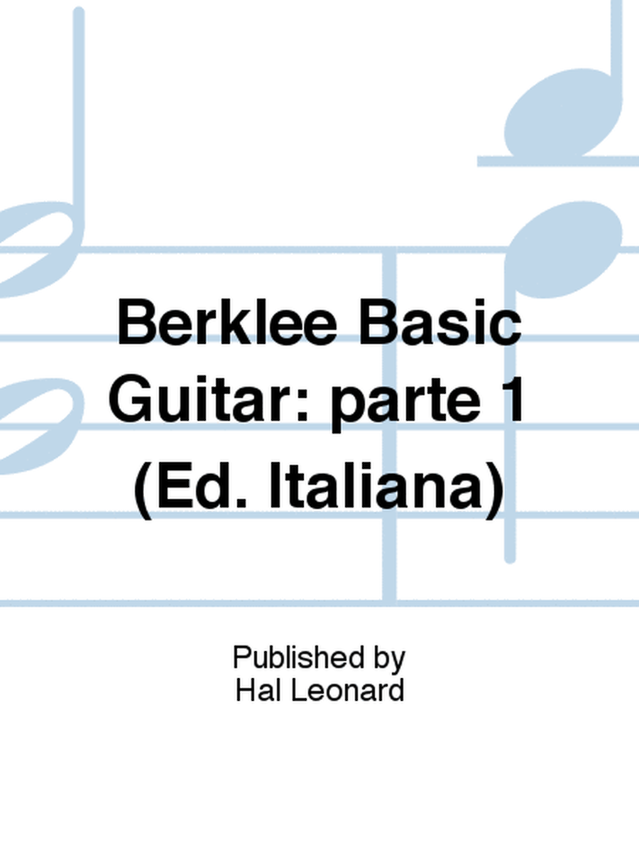 Berklee Basic Guitar - Metodo Per Chitarra