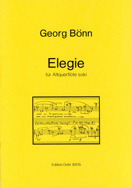 Elegie für Altquerflöte solo (1986)