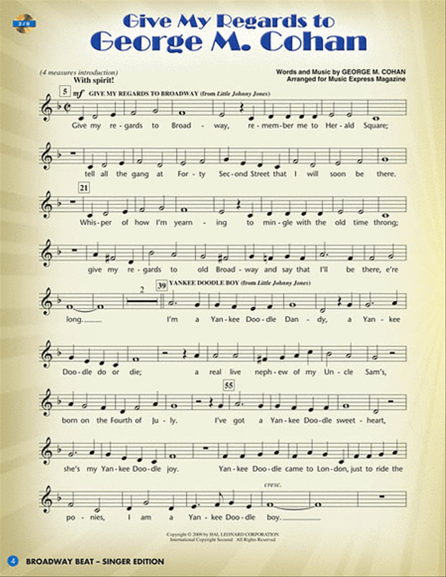 Broadway Beat Choir scores gallery preview page 2