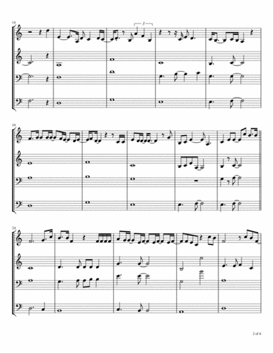 Gravity Brass Ensemble scores gallery preview page 3