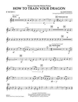 Themes from How to Train Your Dragon - Bb Trumpet 1