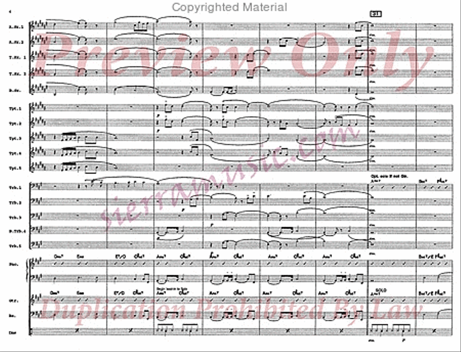 Dream of the Return Big Band scores gallery preview page 5