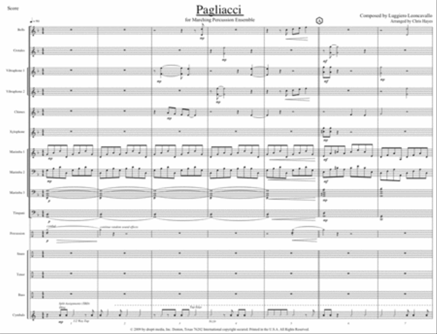 Pagliacci Set of Parts scores gallery preview page 2