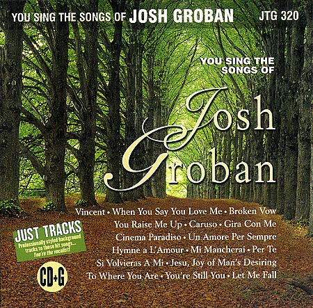 Sing The Songs Of Josh Groban (Karaoke CD)