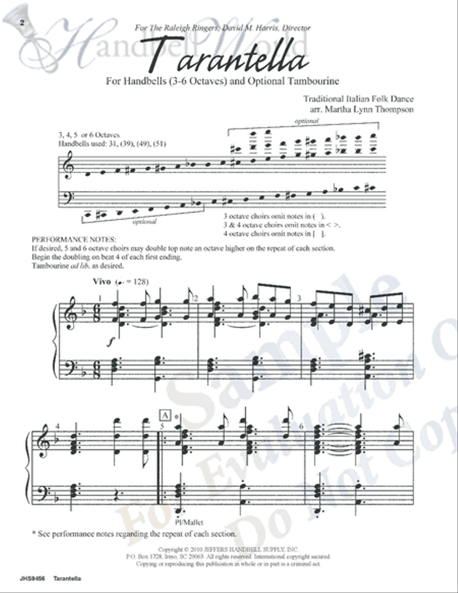 Tarantella 5-Octaves scores gallery preview page 2