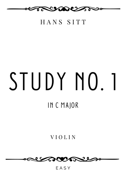 Sitt - Study No. 1 in C Major (Op. 32) - Easy image number null