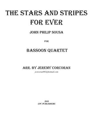 Book cover for The Stars and Stripes Forever for Bassoon Quartet