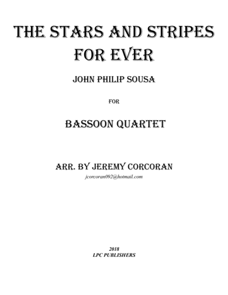 The Stars and Stripes Forever for Bassoon Quartet image number null