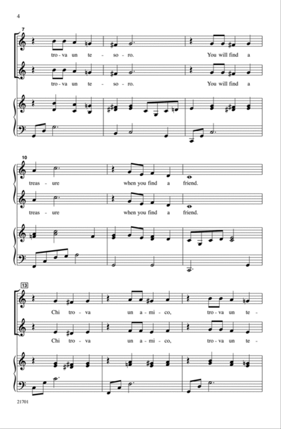 Due Piccole Canzoni 2-Part scores gallery preview page 3