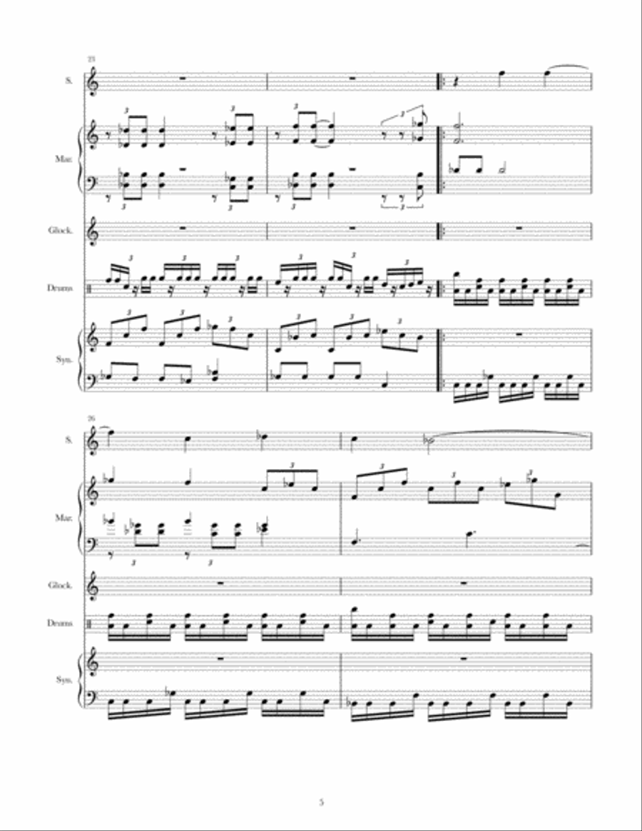 Secrets of the woods Secrets of the woods Small Ensemble scores gallery preview page 5