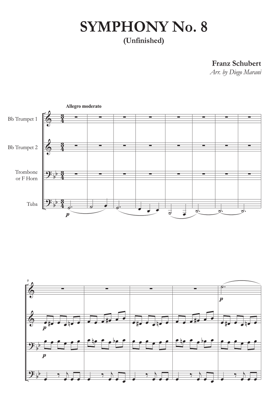 Symphony No. 8 for Brass Quartet