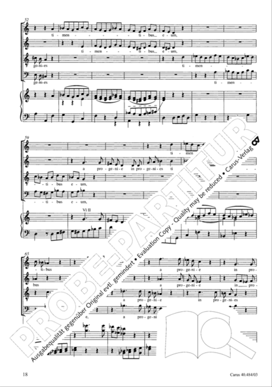 Magnificat in D ATB scores gallery preview page 19