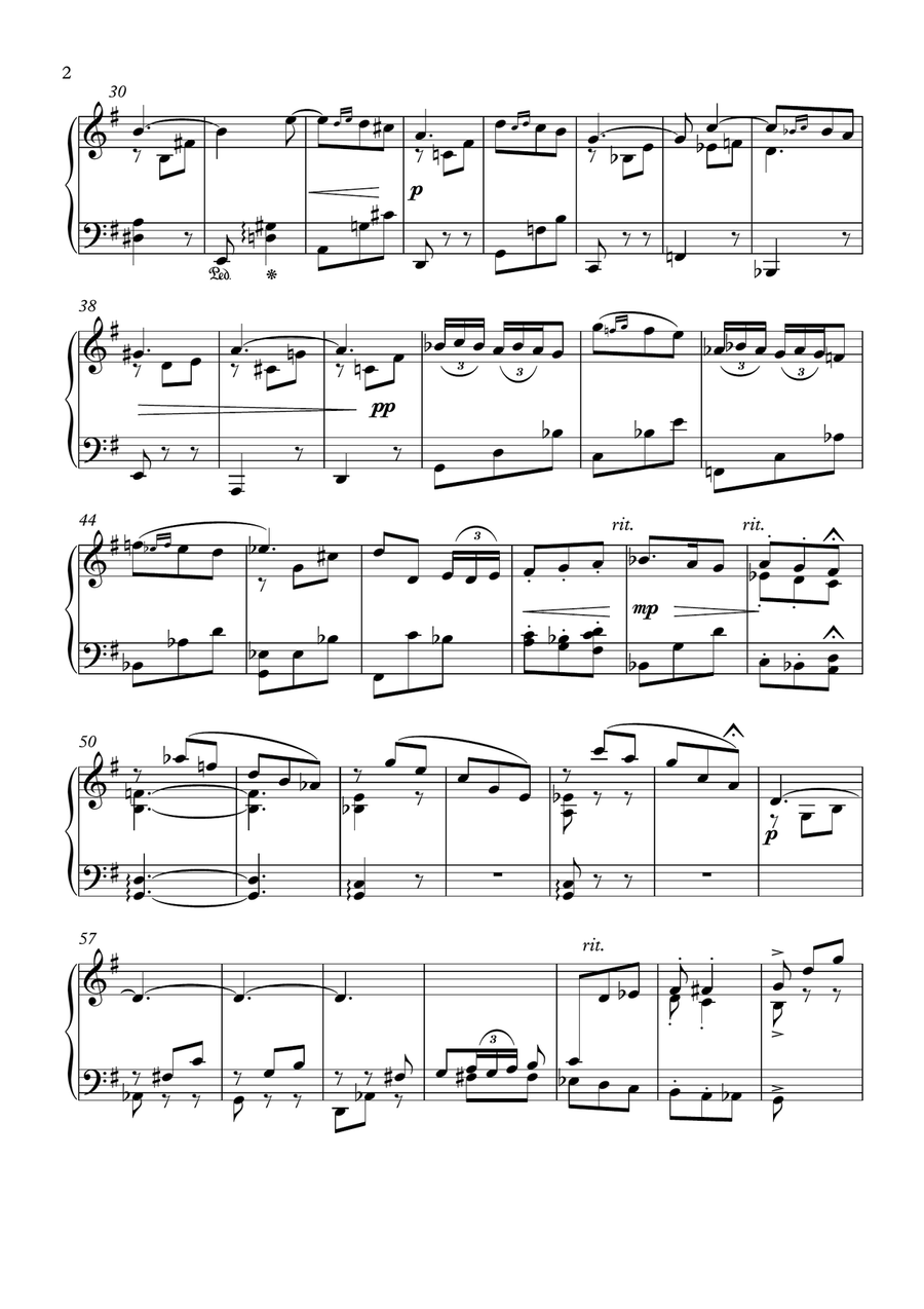 La maja de Goya by Enrique Granados La maja de Goya by Enrique Granados Piano Solo scores gallery preview page 2