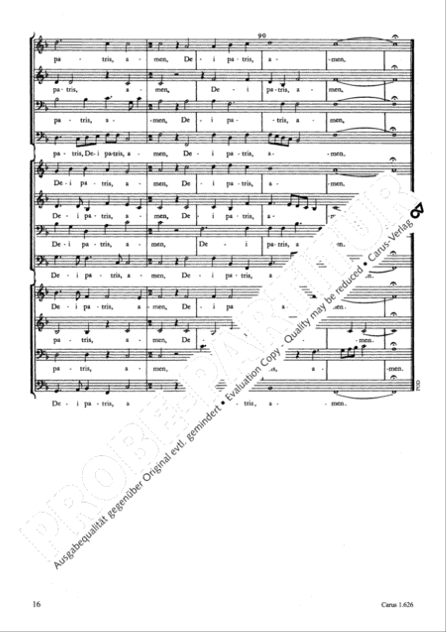 Gloria 4-Part scores gallery preview page 17