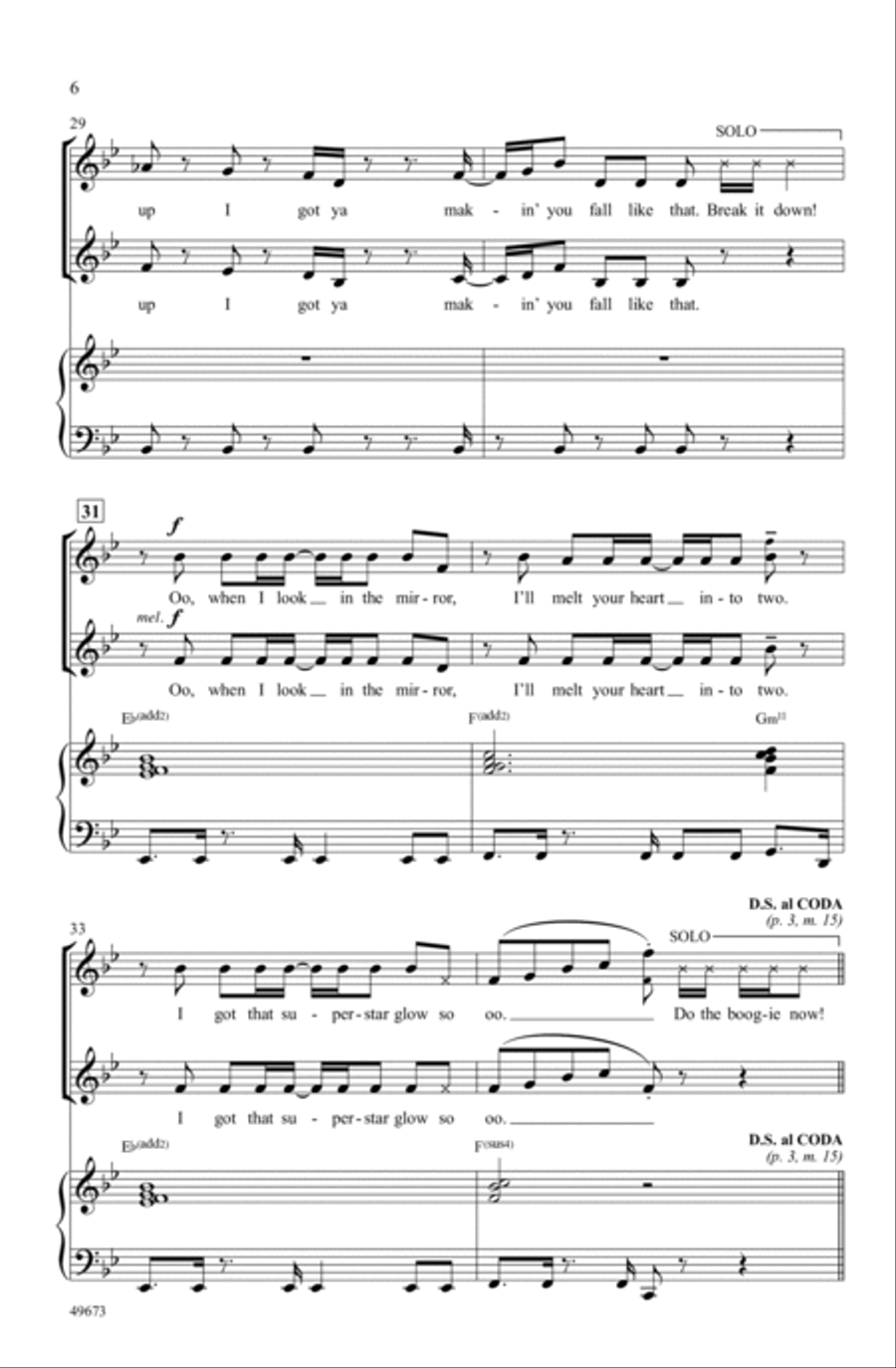 Butter Butter Choir scores gallery preview page 5