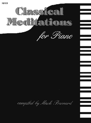 Book cover for Classical Meditations for Piano