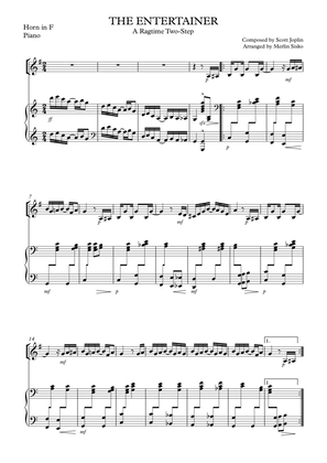 The Entertainer - Scott Joplin - Horn and piano
