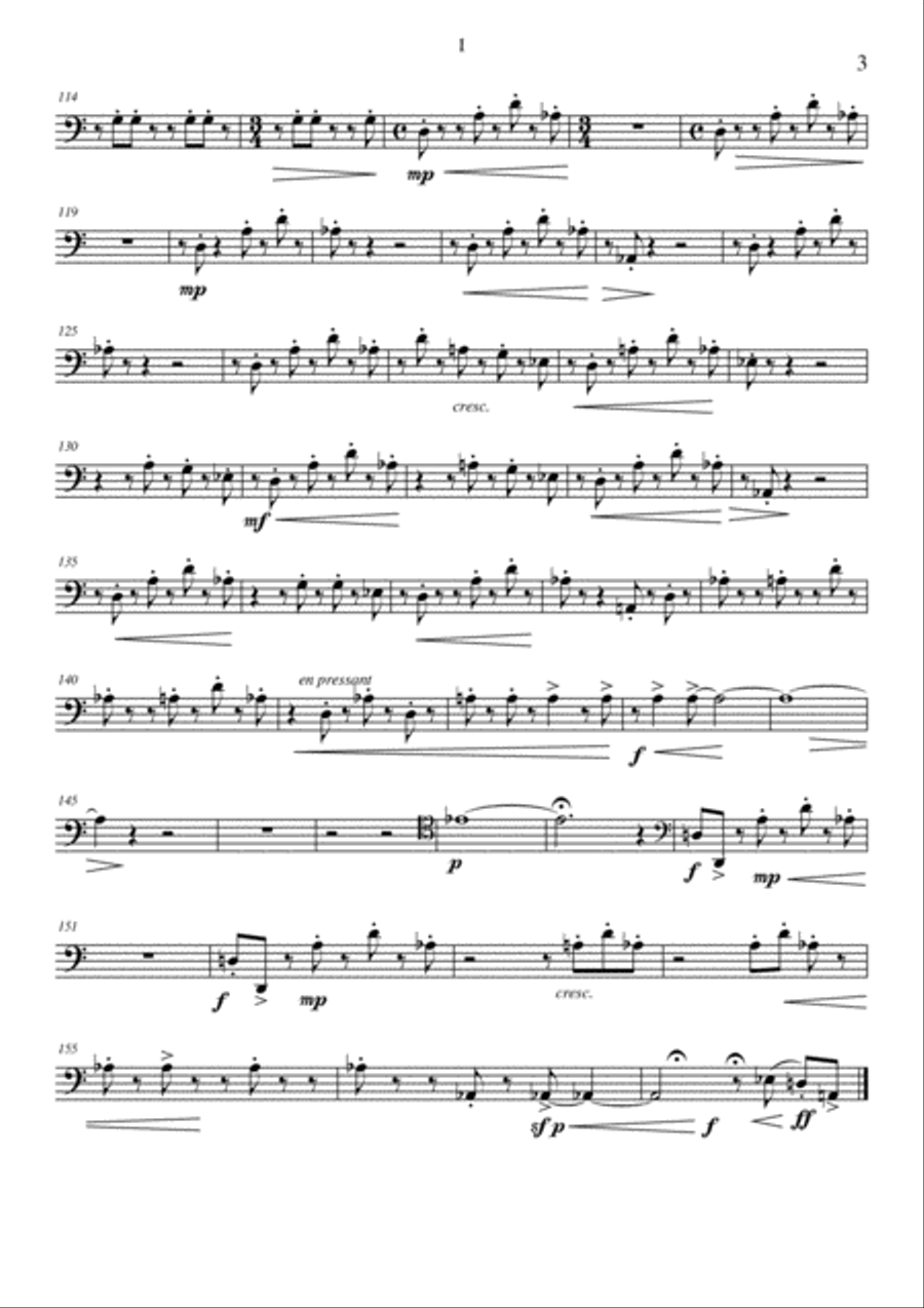 Trombone quartet n°1 