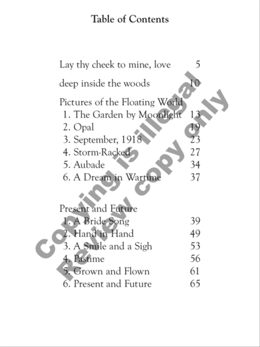 Collected Songs for Soprano and Piano Soprano Voice scores gallery preview page 22