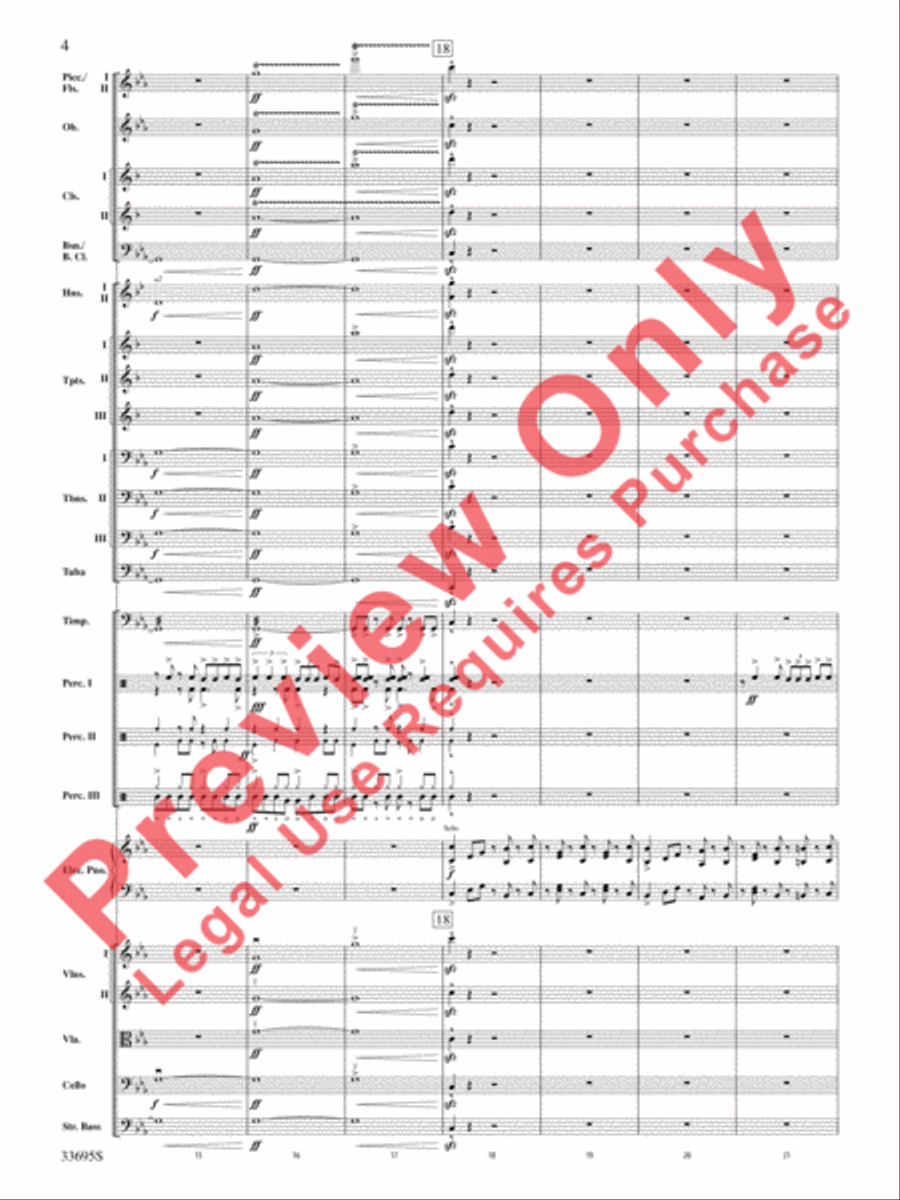 Danzas Cubanas Danzas Cubanas Full Orchestra scores gallery preview page 5