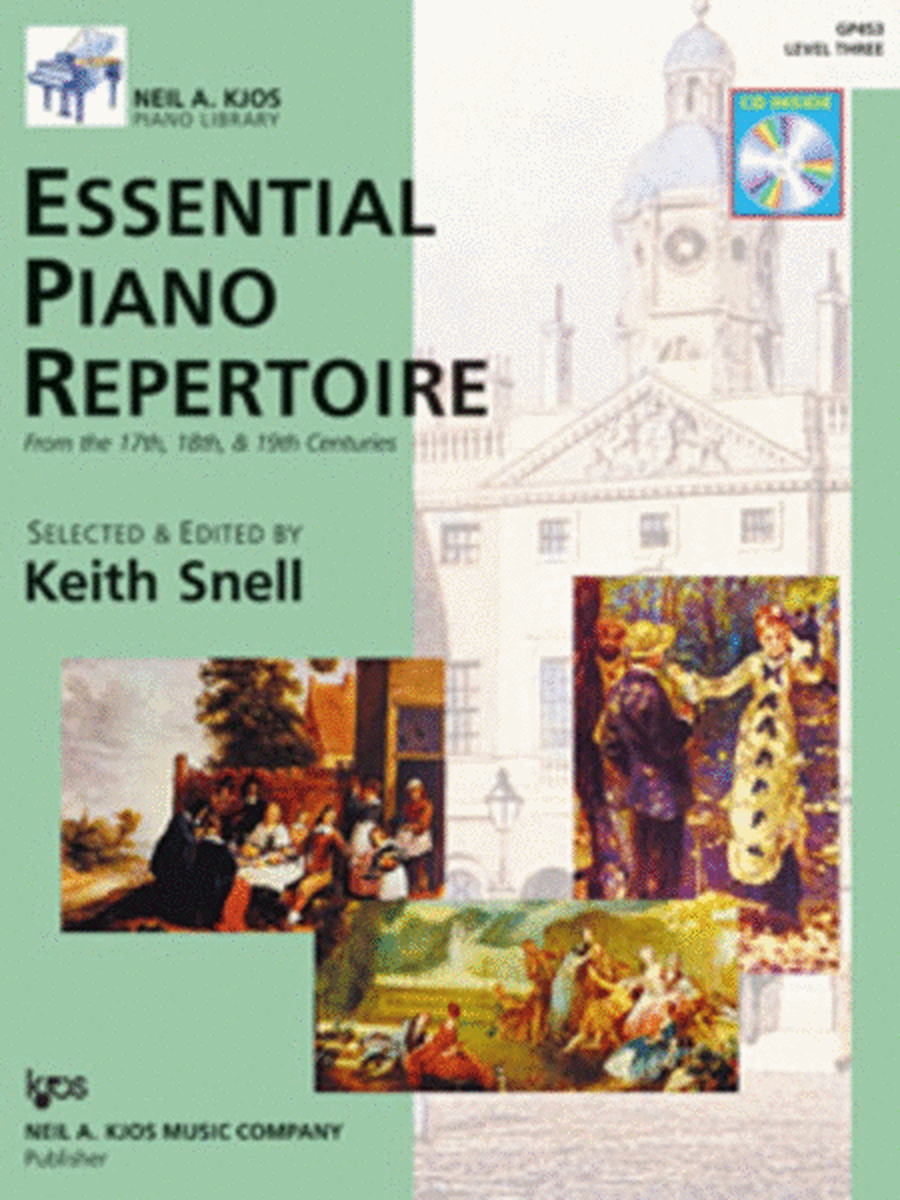 Essential Piano Rep Lev 3 Book/CD 17/18/19Th Centu
