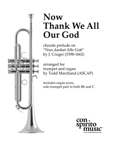 Now Thank We All Our God — trumpet solo with organ image number null