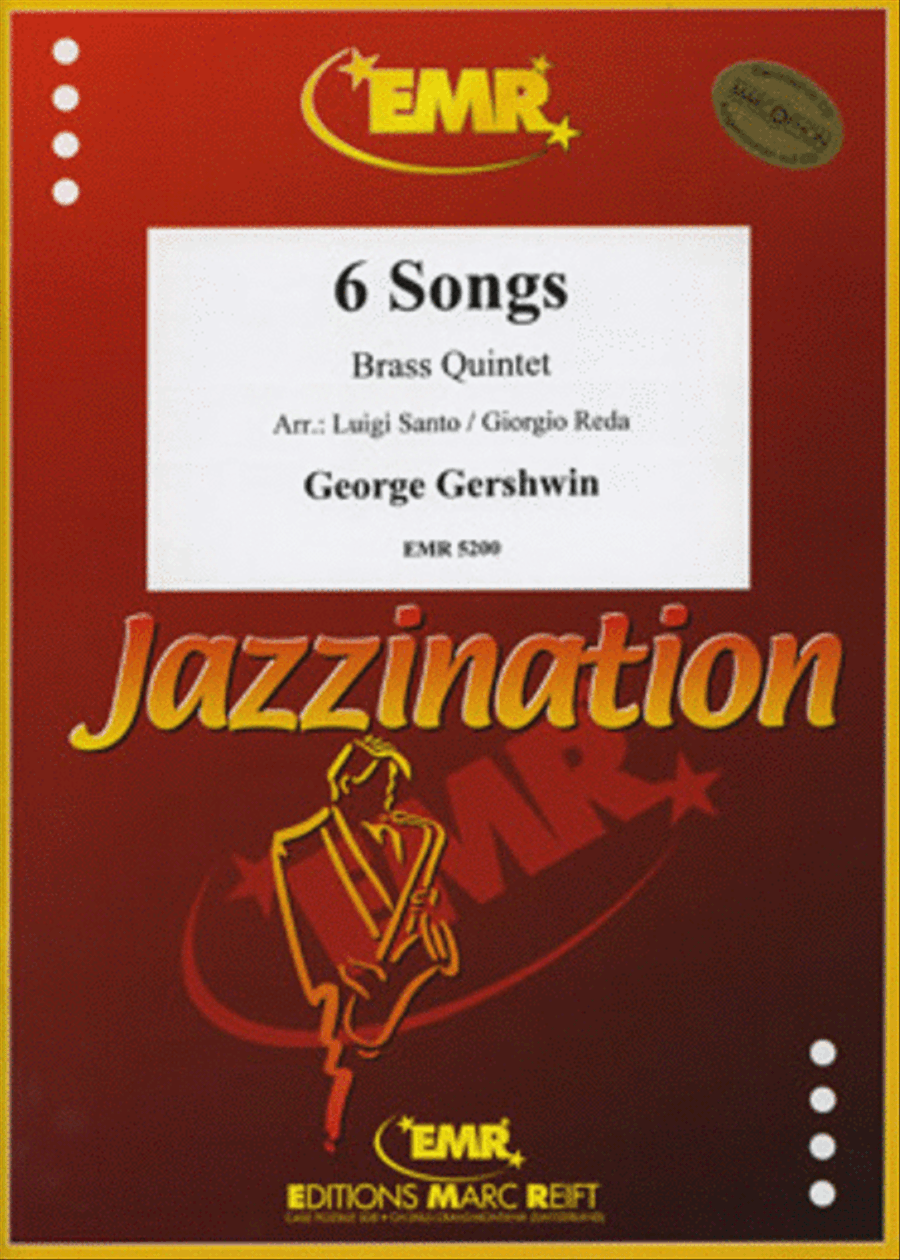 6 Songs Brass Quintet scores gallery preview page 1