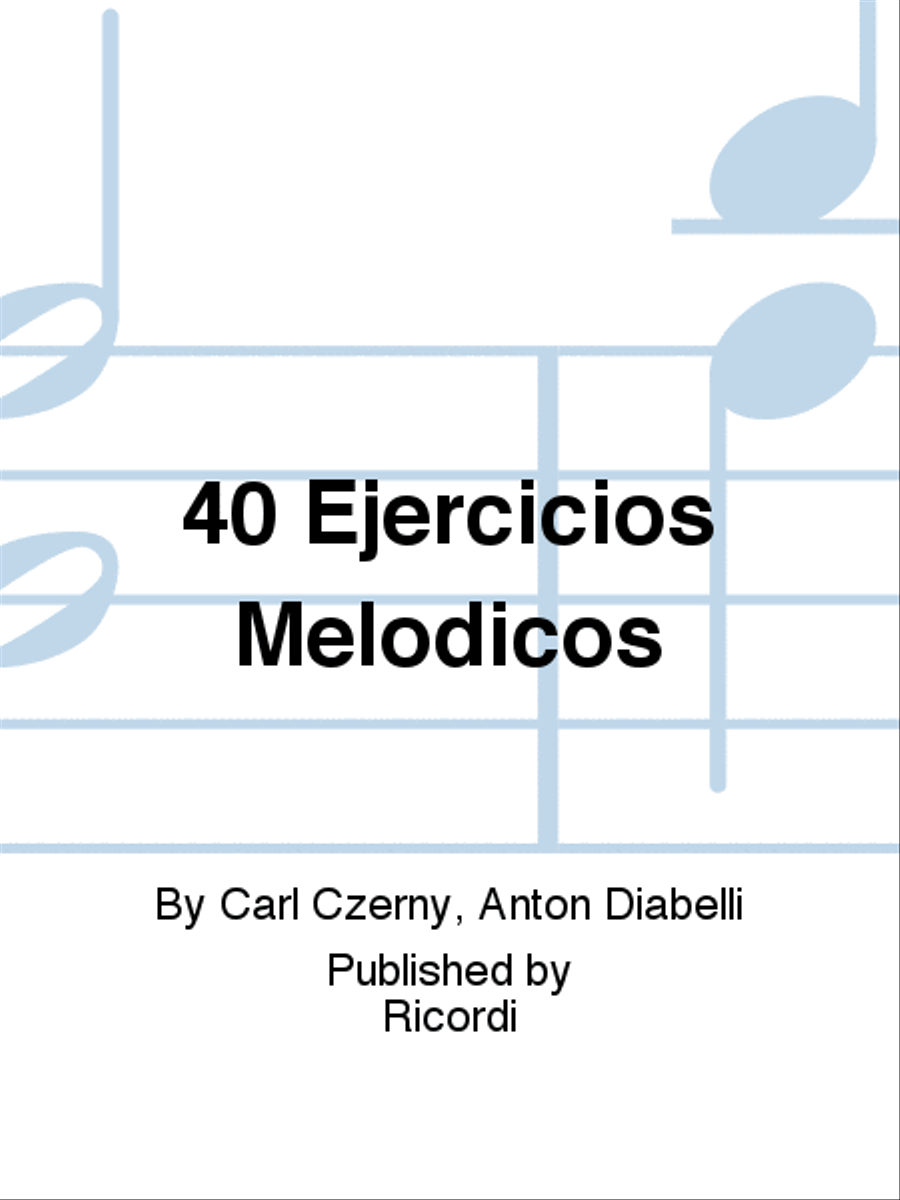 40 Ejercicios Melodicos School and Community scores gallery preview page 1