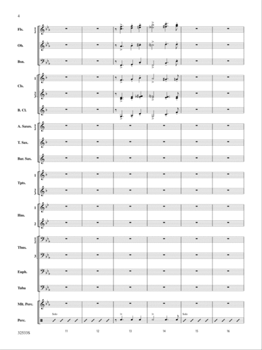 Cute: Score Concert Band scores gallery preview page 4