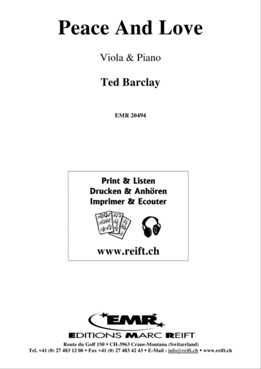 Peace And Love Piano Accompaniment scores gallery preview page 2