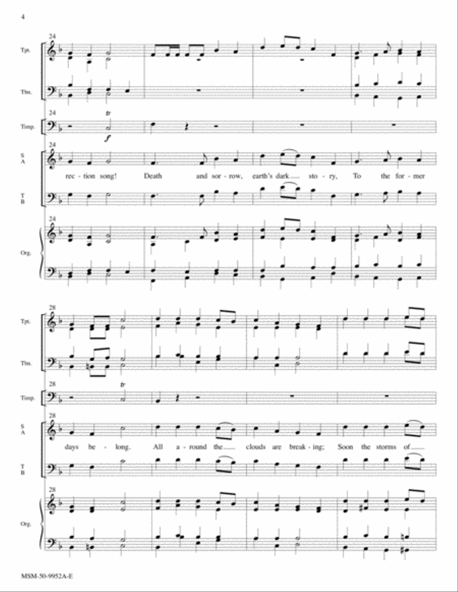 Sing with All the Saints In Glory Choir scores gallery preview page 4