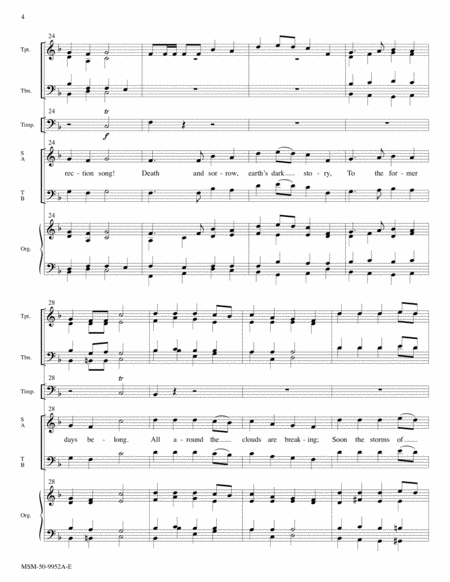 Sing with All the Saints In Glory (Downloadable Full Score) image number null