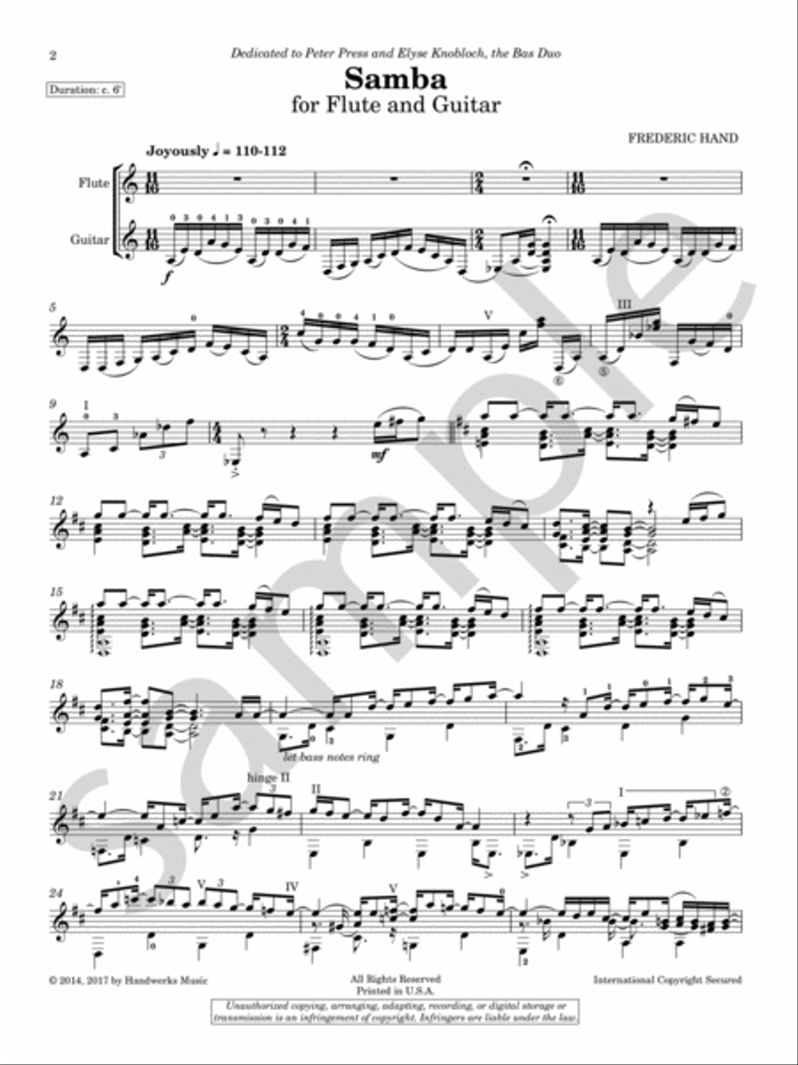 Samba Chamber Music scores gallery preview page 3