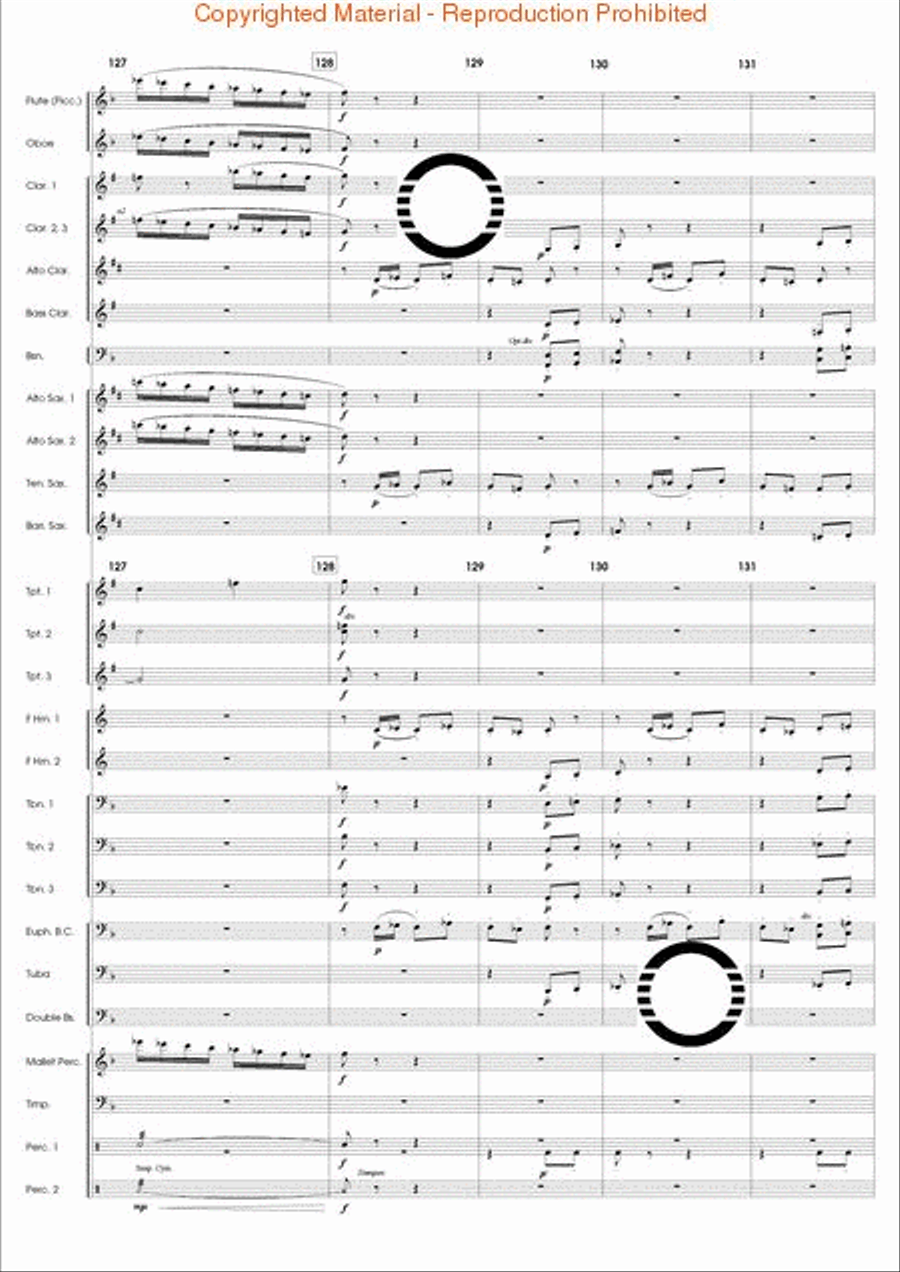 The Spirit Soars Concert Band scores gallery preview page 27